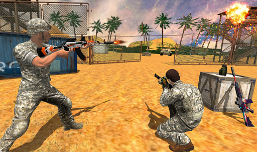Indo-Pak Ceasefire IGI Combat - Gameplay image of android game