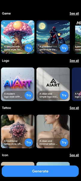 DreamPic - AI Image Generator - عکس برنامه موبایلی اندروید