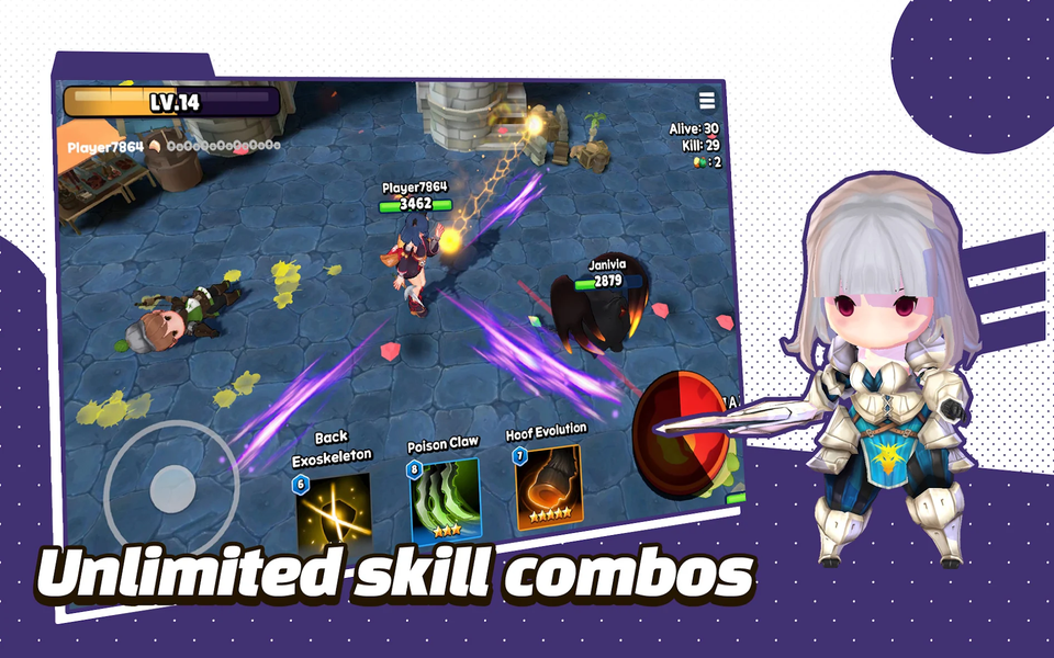 Magical Monster.io : Evolution - Gameplay image of android game