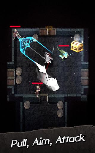 Darkest Rogue : Slingshot RPG - Gameplay image of android game