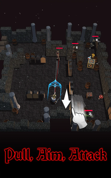 Darkest Rogue 3D:Slingshot RPG - Image screenshot of android app