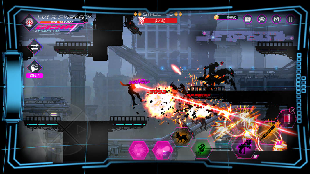 Iron Shadow : Undestroyed V2 - Gameplay image of android game