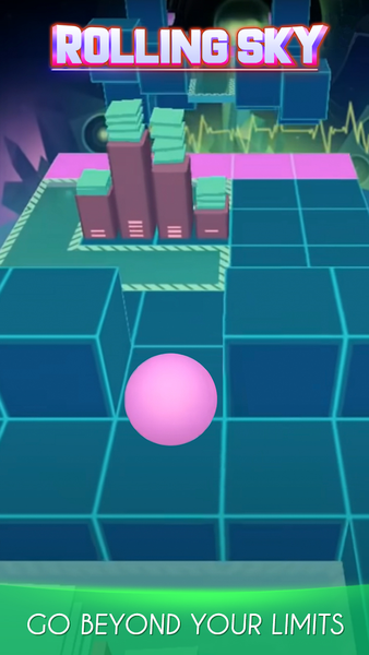 Rolling Sky - Gameplay image of android game