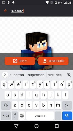 Anime Skin for Minecraft - Image screenshot of android app
