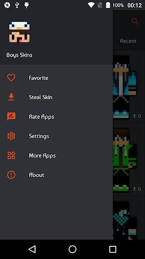 Boy Skin for Minecraft - Image screenshot of android app