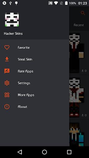 Hacker Skin for Minecraft - عکس برنامه موبایلی اندروید