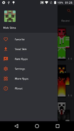 Mob Skin for Minecraft - Image screenshot of android app