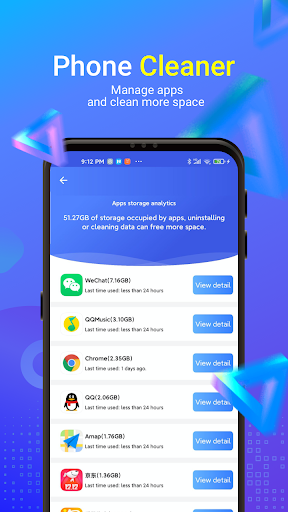 Phone cleaner - عکس برنامه موبایلی اندروید