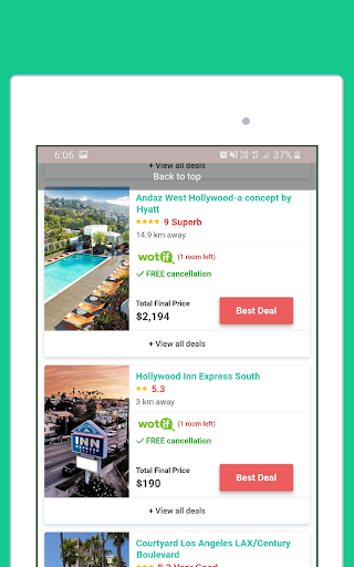 Hotel Deals & Accommodations - Image screenshot of android app