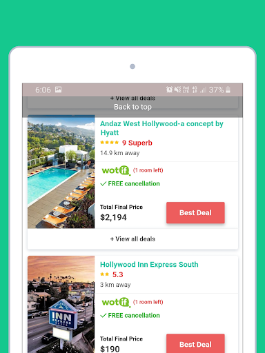 Hotel Deals & Accommodations - Image screenshot of android app