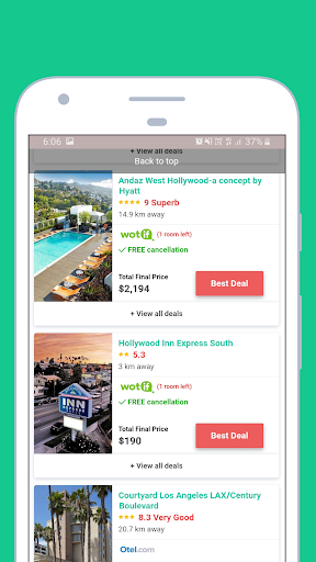 Hotel Deals & Accommodations - Image screenshot of android app