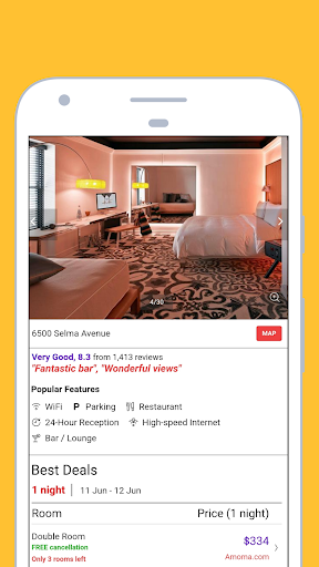 Hotel Deals & Accommodations - Image screenshot of android app