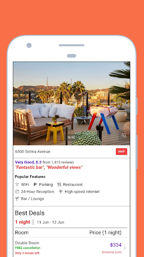 Hotel Deals & Accommodations - Image screenshot of android app