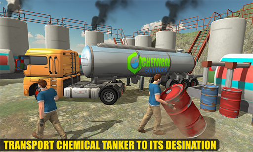 Euro Truck Chemical Transport – Free Truck Games - Image screenshot of android app