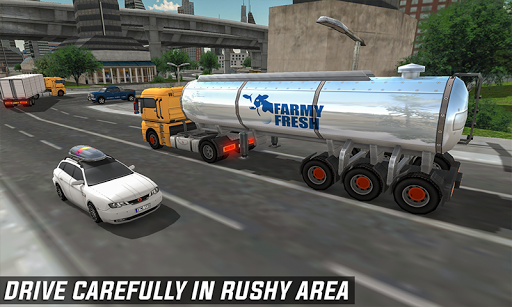 Milk Transport Big Truck Simulator ۲۰۱۹ - عکس برنامه موبایلی اندروید