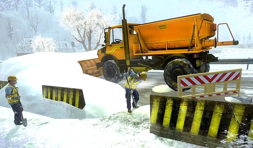 City Heavy Snow Excavator Simulator ۳D - عکس برنامه موبایلی اندروید