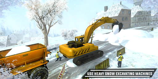 City Heavy Snow Excavator Simulator ۳D - عکس برنامه موبایلی اندروید