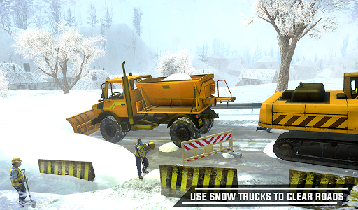 City Heavy Snow Excavator Simulator ۳D - عکس برنامه موبایلی اندروید