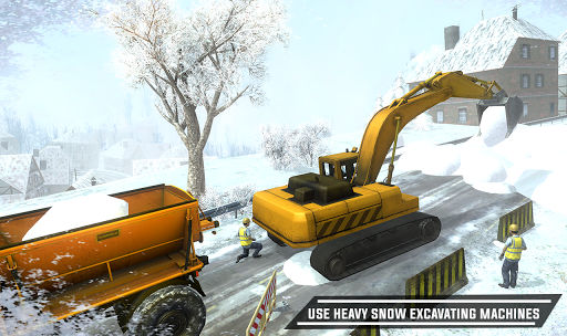 City Heavy Snow Excavator Simulator ۳D - عکس برنامه موبایلی اندروید