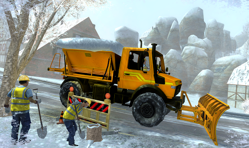 City Heavy Snow Excavator Simulator ۳D - عکس برنامه موبایلی اندروید