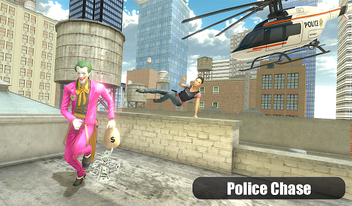 Superhero Crime Simulator - Clown Mafia Game 2020 - Gameplay image of android game