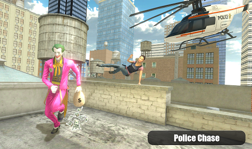 Superhero Crime Simulator - Clown Mafia Game 2020 - Gameplay image of android game
