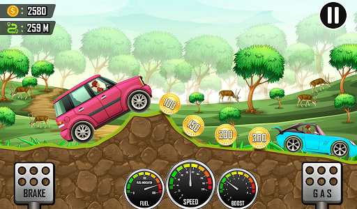 Racing the Hill - Gameplay image of android game