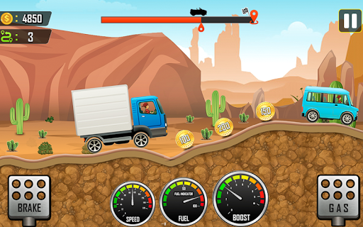 Racing the Hill - Gameplay image of android game