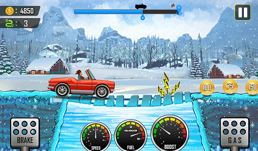 Racing the Hill - Gameplay image of android game
