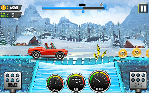Racing the Hill - Gameplay image of android game