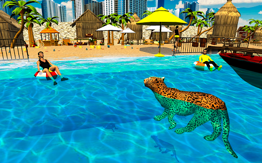 Wild Cheetah Simulator - Big Cats Sim 2019 - Gameplay image of android game