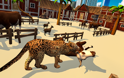 Wild Cheetah Simulator - Big Cats Sim 2019 - Gameplay image of android game
