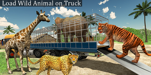 Zoo Animal Safari Transport Driving Simulator 3D - Image screenshot of android app