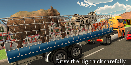 Zoo Animal Safari Transport Driving Simulator 3D - Image screenshot of android app