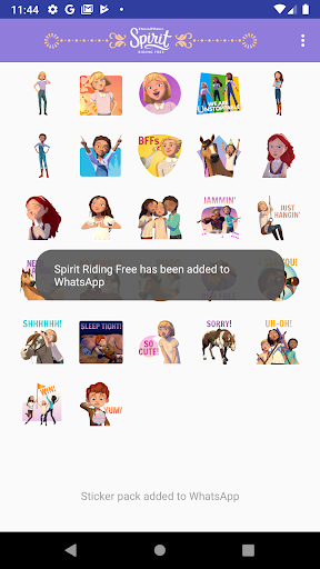 DreamWorks TV Spirit Stickers - عکس برنامه موبایلی اندروید