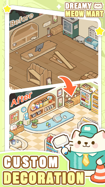 Dreamy Meow Mart - Gameplay image of android game