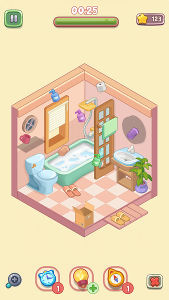 ASMR Unpacking: Tidy Room - Gameplay image of android game