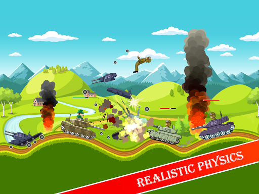 Funny Tanks - عکس بازی موبایلی اندروید