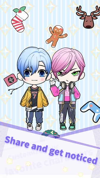 Vlinder Boy: Dress up games - Gameplay image of android game