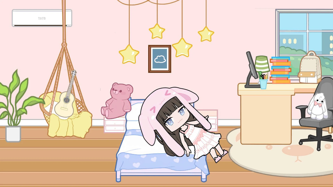 YOYO Doll School life Dress up - Gameplay image of android game