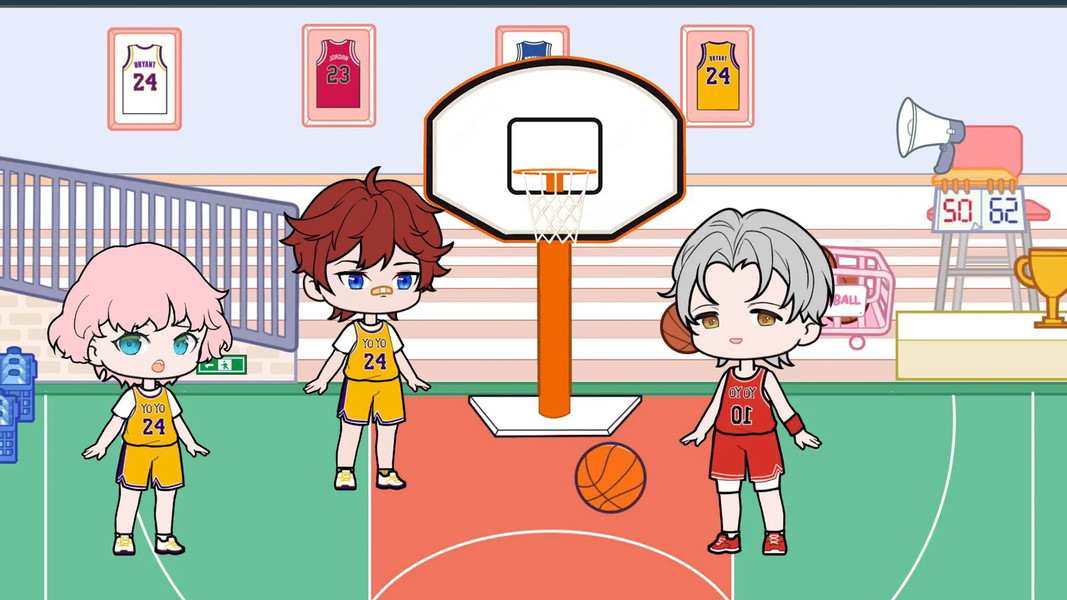 YOYO Doll School life Dress up - Gameplay image of android game