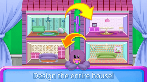 Doll House Dress Up Game.Build your own dollhouse - Image screenshot of android app