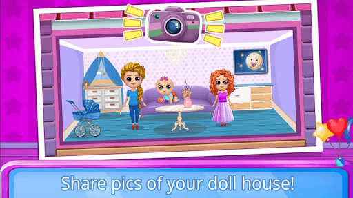 Doll House Dress Up Game.Build your own dollhouse - Image screenshot of android app