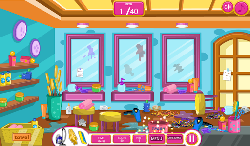 Clean Up Hair Salon - Gameplay image of android game