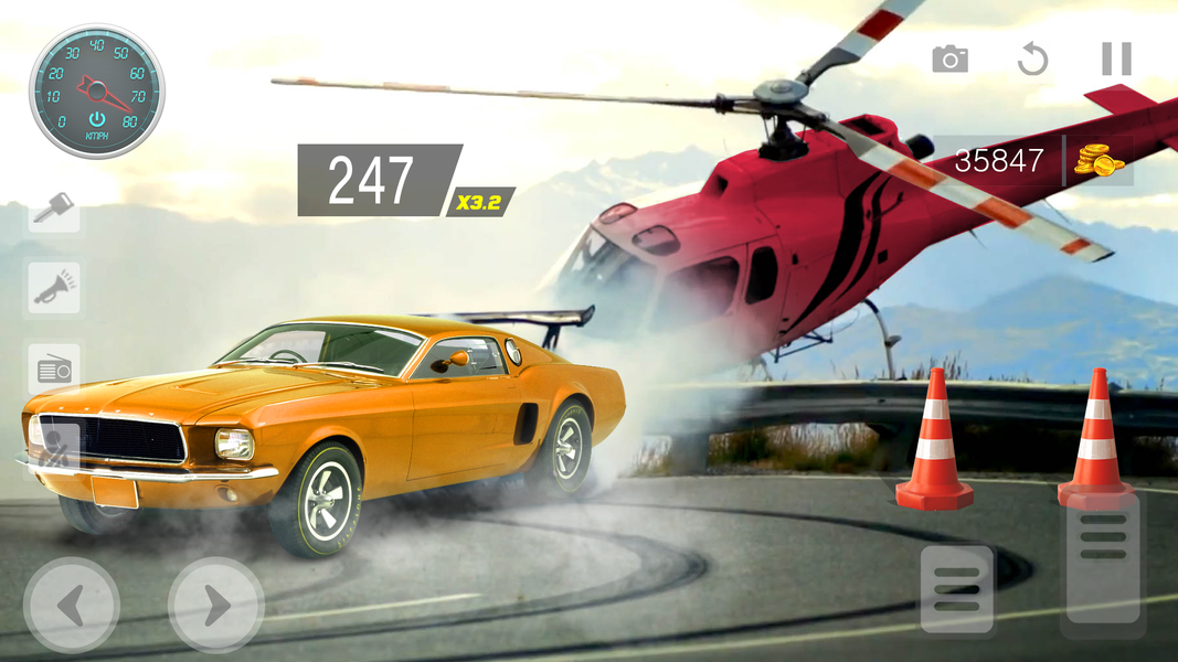Crazy Drift Car Racing Game - Gameplay image of android game