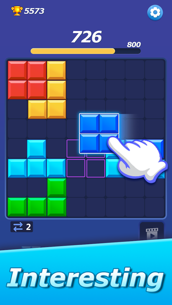 Crush Block:Block Puzzle Game - Gameplay image of android game