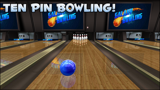 Galaxy Bowling 3D - Gameplay image of android game
