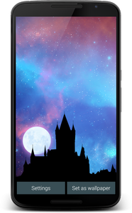 Nightfall Live Wallpaper Free - Image screenshot of android app