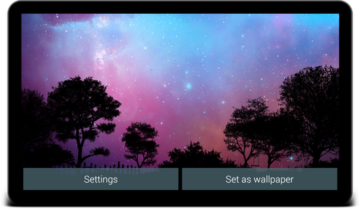 Nightfall Live Wallpaper Free - Image screenshot of android app