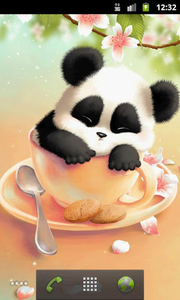 Sleepy Panda Live Wallpaper - عکس برنامه موبایلی اندروید